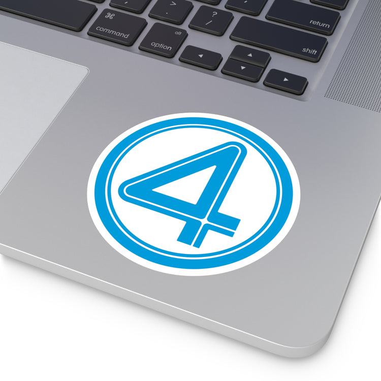 Fantastic Four Round Sticker - Fandom-Made