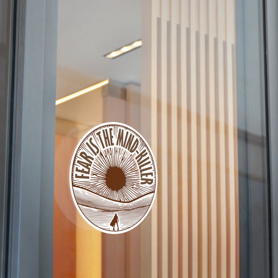 Fear Is The Mind-Killer Round Vinyl Stickers - Fandom-Made