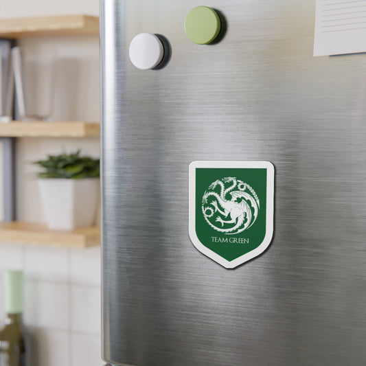 Team Green Die-Cut Magnet - Fandom-Made