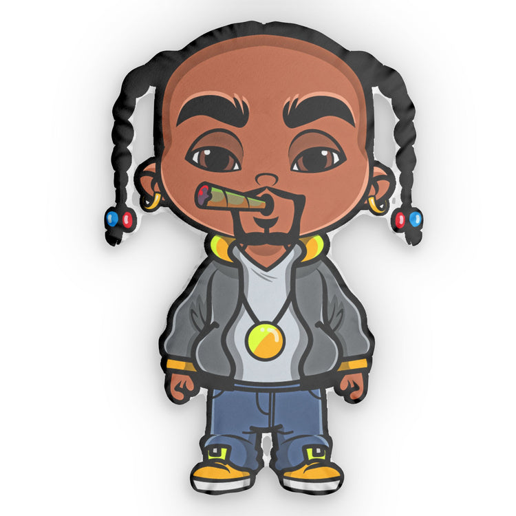 Snoop Dogg-Shaped Pillow - Fandom-Made