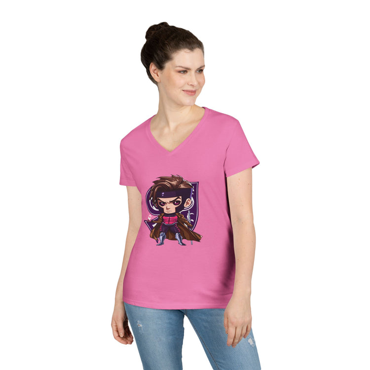 Gambit V-Neck T-Shirt - Fandom-Made