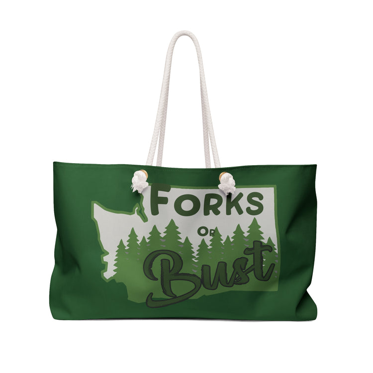 Forks Or Bust Weekender Bag - Fandom-Made