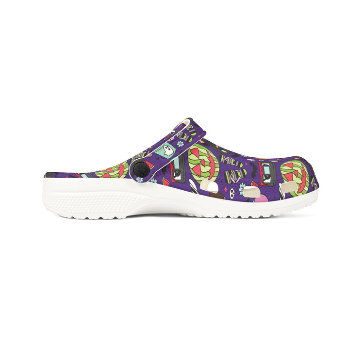 Summerween Vibes Rubber Clogs
