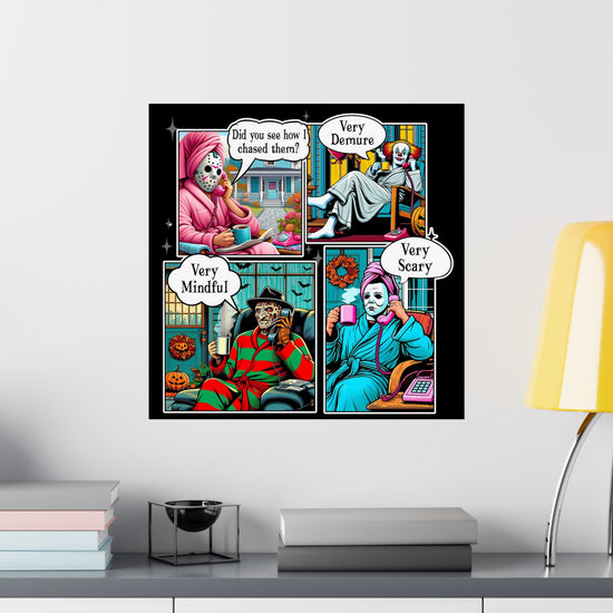 Very Demure Very Mindful Very Scary Poster - Fandom-Made