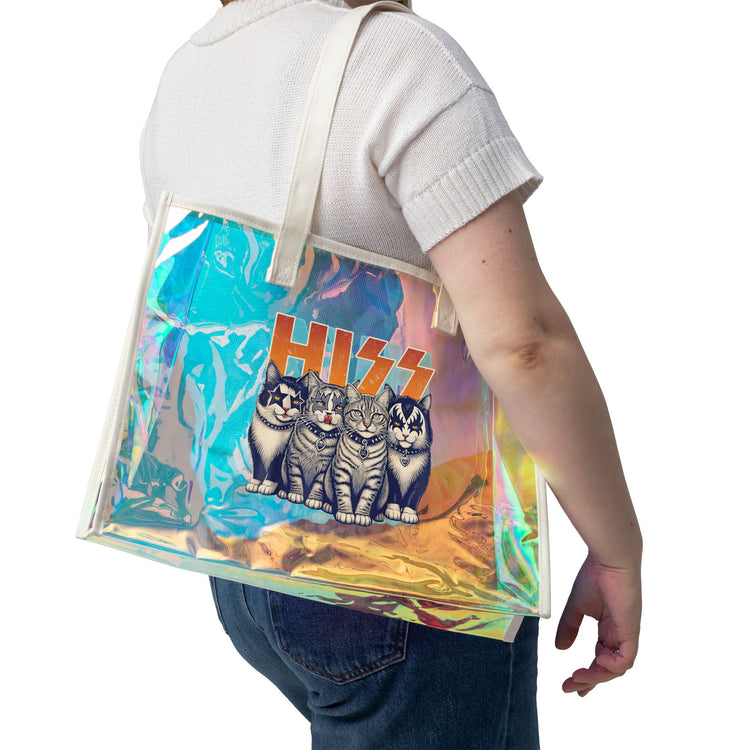 Hiss Holographic Tote Bag