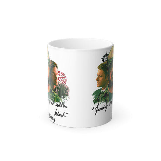 Family Don't End With Blood Magic Mug - Fandom-Made