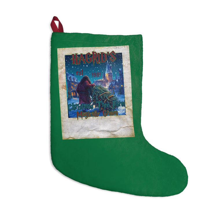 Hagrid's Christmas Trees Christmas Stocking - Fandom-Made
