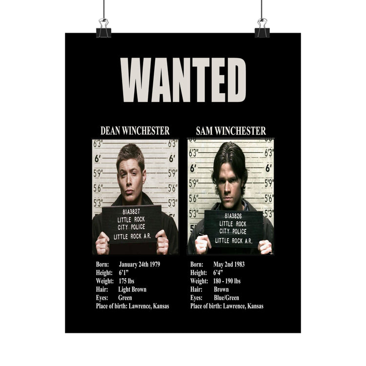 Winchesters Wanted Poster - Fandom-Made