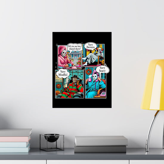 Very Demure Very Mindful Very Scary Poster - Fandom-Made