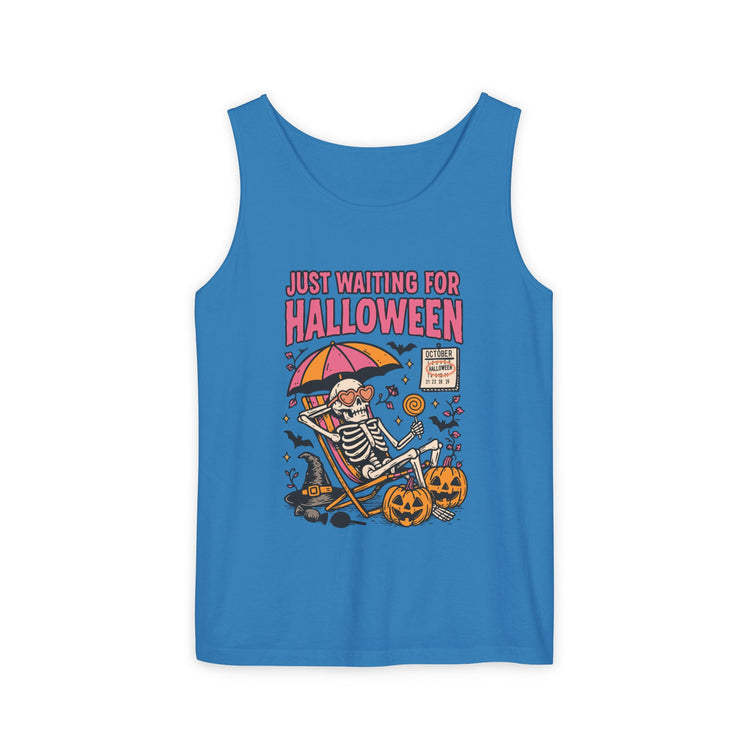 Just Waiting For Halloween Tank Top - Fandom-Made