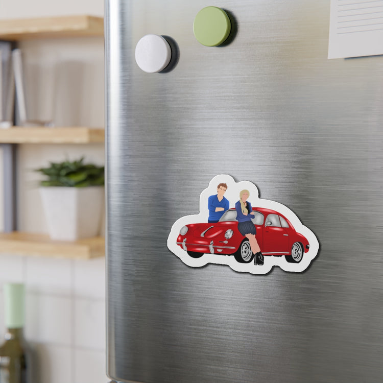 Stefan Salvatore and Lexi Branson Die-Cut Magnets - Fandom-Made