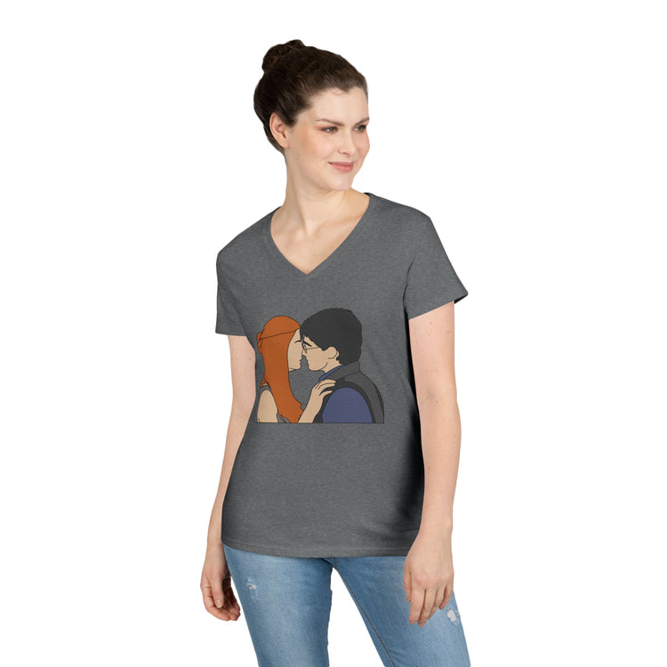 Ginny & Harry V-Neck Tee - Fandom-Made