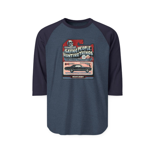 Dean's Baby 3/4 Raglan Shirt - Fandom-Made