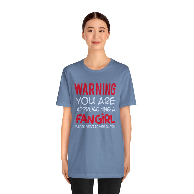 Warning Fangirl Unisex T-Shirt - Fandom-Made