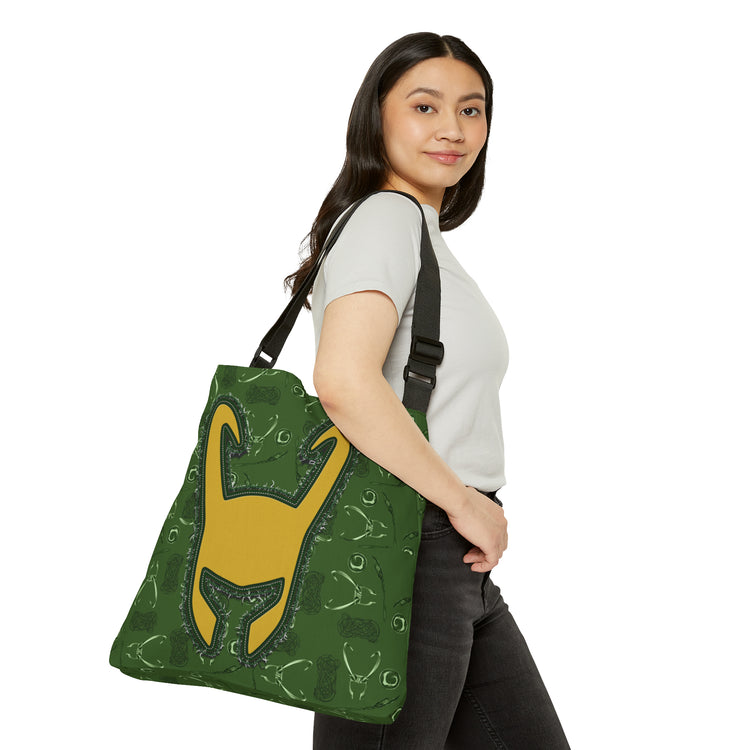 Loki Helmet Adjustable Tote Bag - Fandom-Made