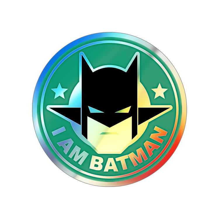 I Am Batman Holographic Stickers - Fandom-Made