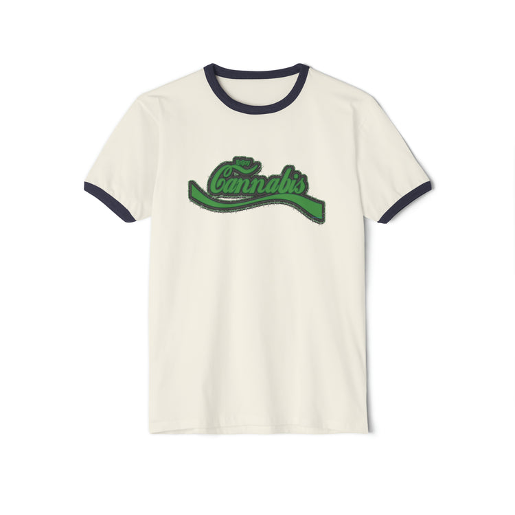 Enjoy Cannabis Ringer T-Shirt - Fandom-Made