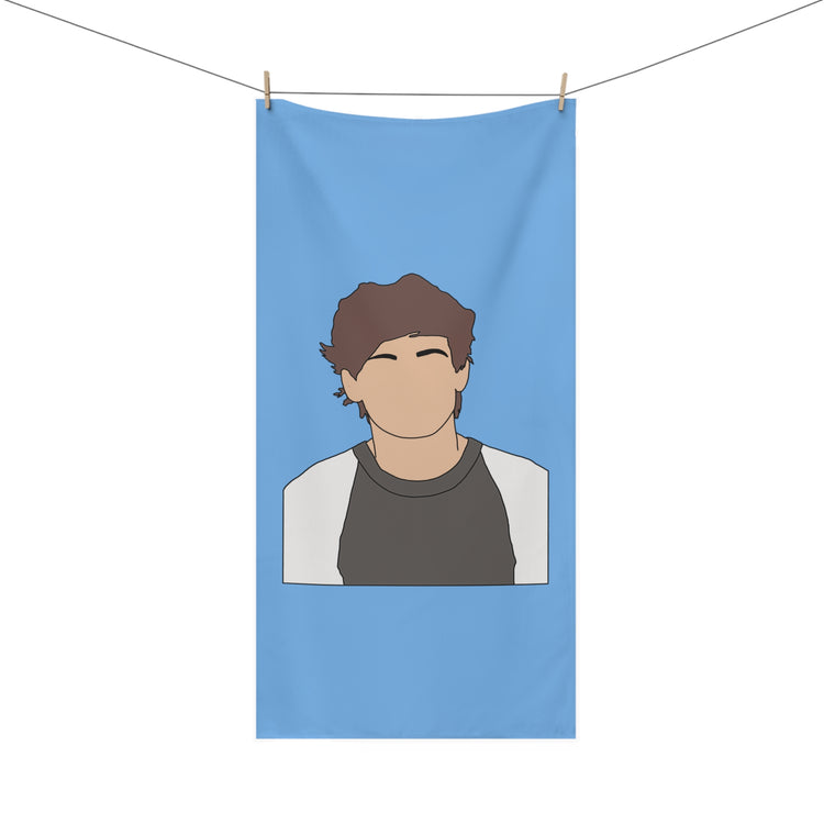 Louis Tomlinson Cotton Beach Towel - Fandom-Made
