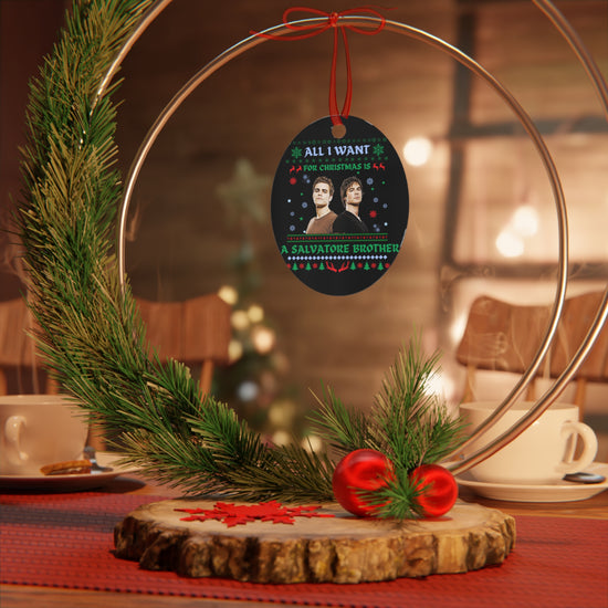 All I Want For Christmas Is a Salvatore Brother Ornament - Fandom-Made