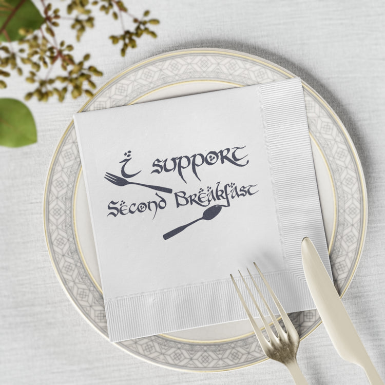Support Second Breakfast Napkins - Fandom-Made