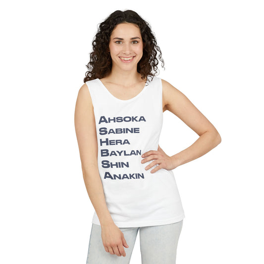Ahsoka Names Tank Top - Fandom-Made