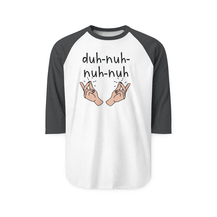 Snappy Song 3/4 Raglan Shirt - Fandom-Made