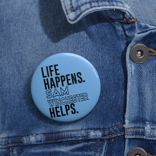 Life Happens Sam Winchester Helps Pin - Fandom-Made