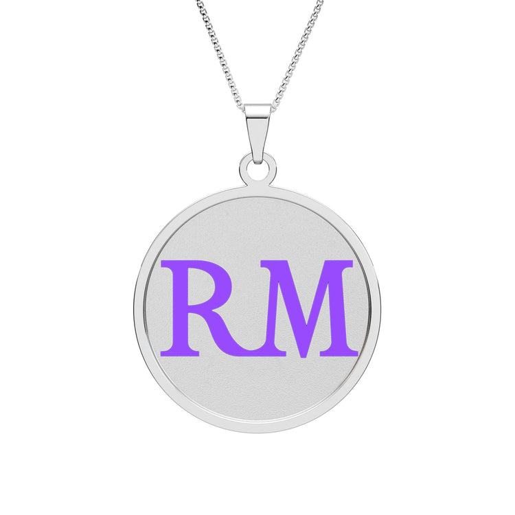 RM Round Photo Pendant