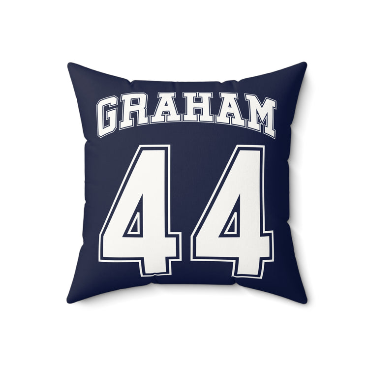 Graham U Faux Suede Square Pillow