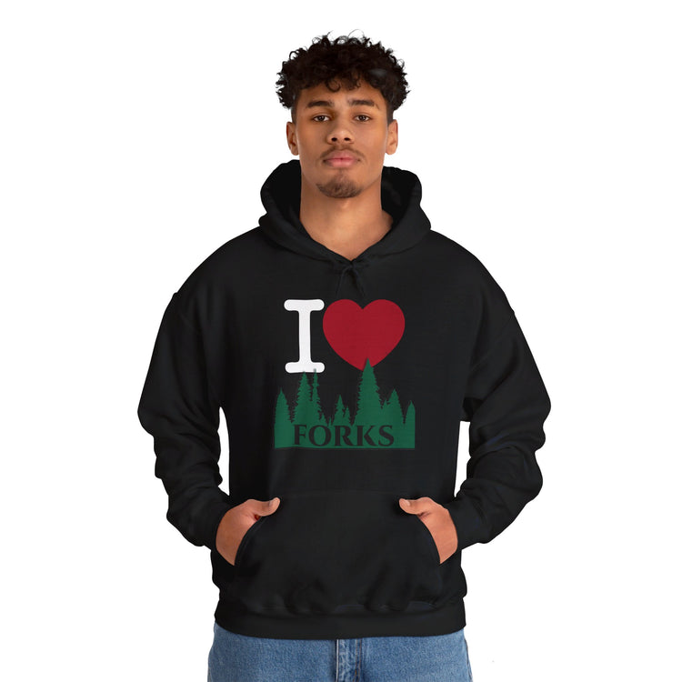 I Love Forks Hoodie - Fandom-Made