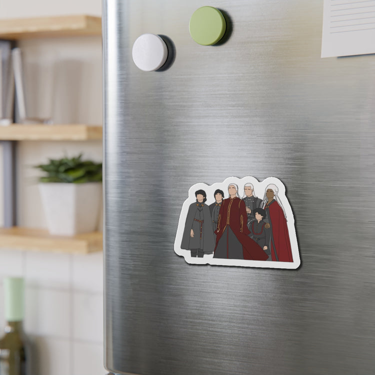 Team Black Group Die-Cut Magnet - Fandom-Made