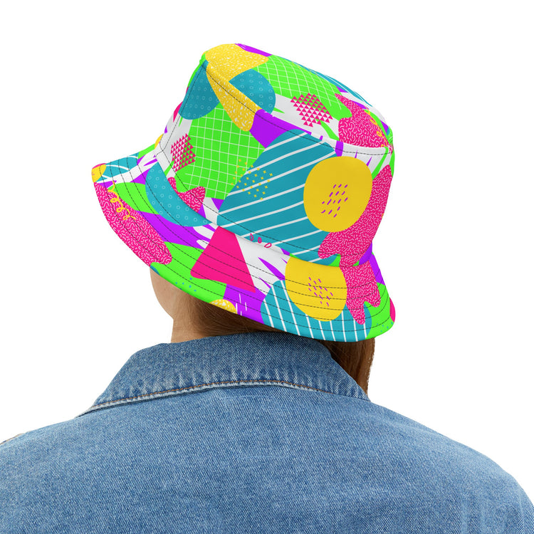 I Love The 80s All-Over Print Bucket Hat - Fandom-Made