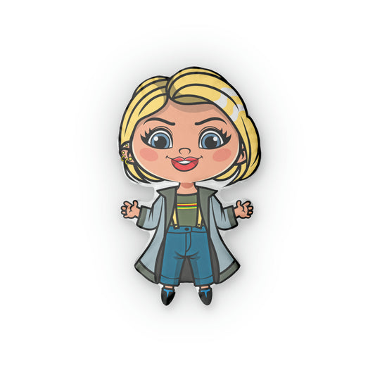 The 13th Doctor Shaped Pillows - Fandom-Made