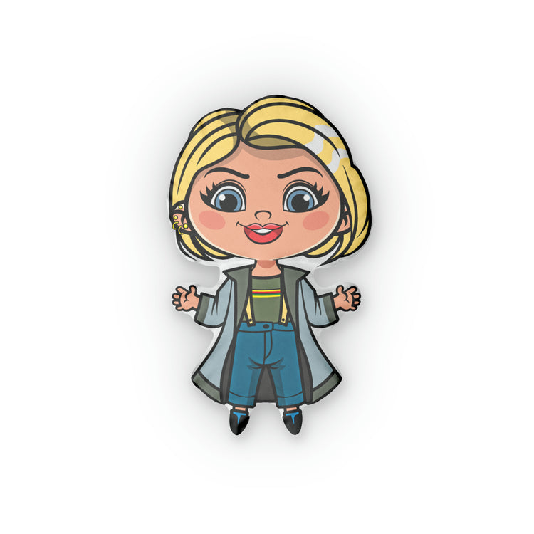 The 13th Doctor Shaped Pillows - Fandom-Made