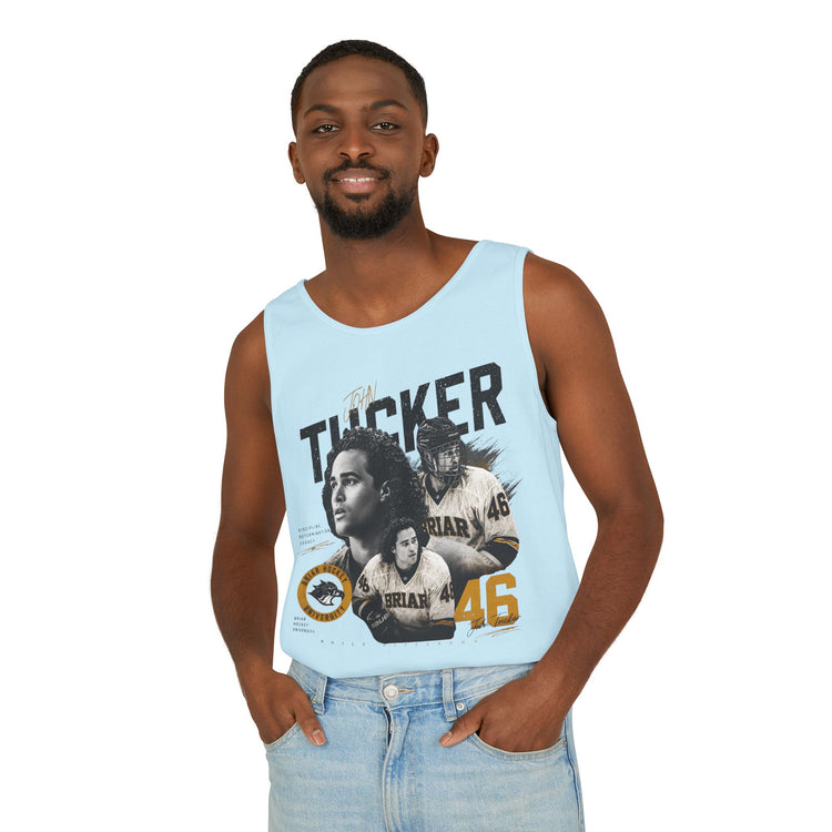 Tucker Collage Unisex Garment-Dyed Tank Top
