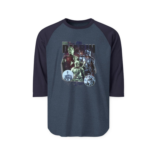 Din Djarin 3/4 Raglan Shirt - Fandom-Made