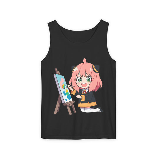 Anya Forger Painter Tank Top - Fandom-Made