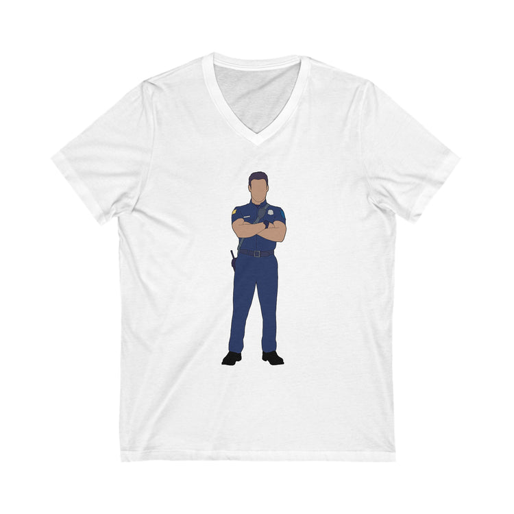 Eddie Diaz V-Neck Tee - Fandom-Made