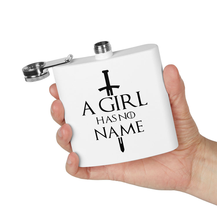 A Girl Has No Name Flask - Fandom-Made