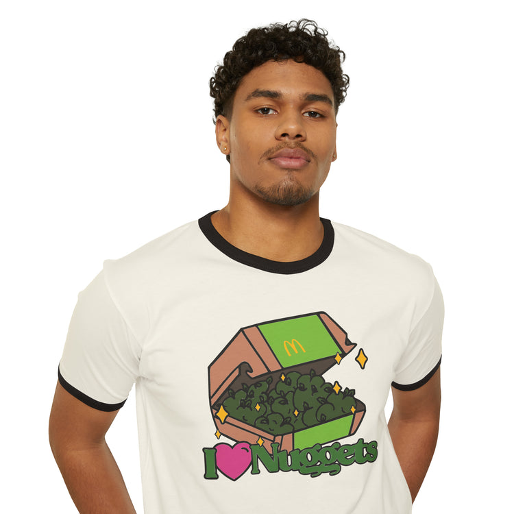 I Heart Nuggets Ringer T-Shirt - Fandom-Made