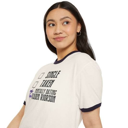 Mentally Dating Xaden Riorson Ringer T-Shirt - Fandom-Made