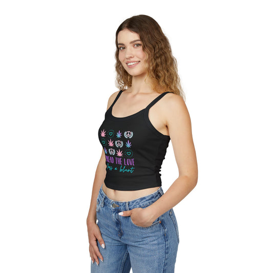 Spread The Love Spaghetti Strap Tank Top - Fandom-Made