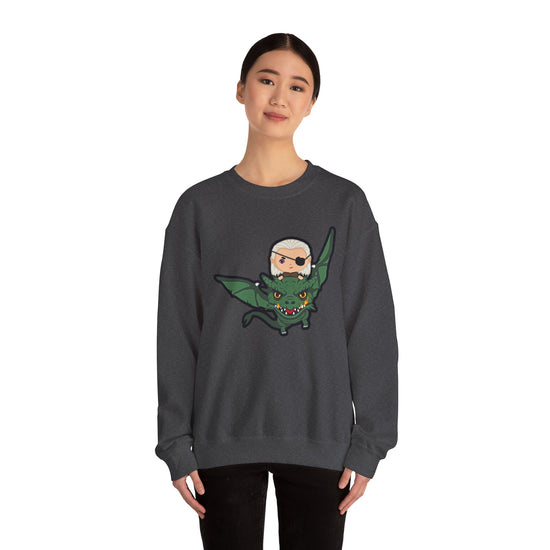Aemond and Vhager Unisex Crew Neck Sweatshirt - Fandom-Made