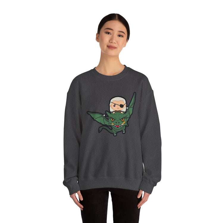 Aemond and Vhager Unisex Crew Neck Sweatshirt - Fandom-Made