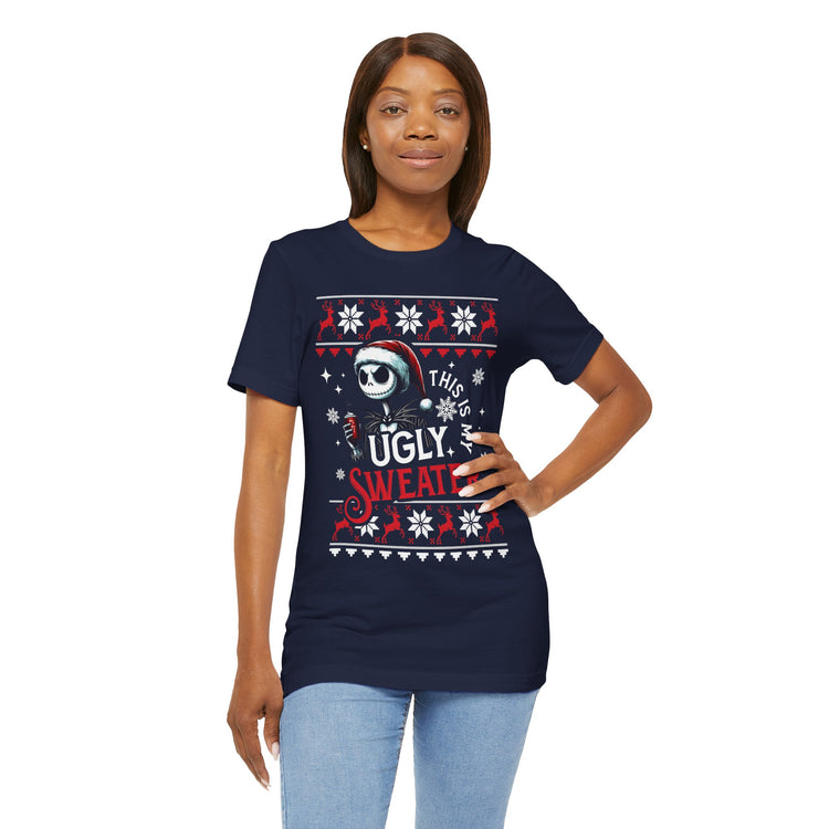 Skellington's Ugly Christmas Unisex T-Shirt