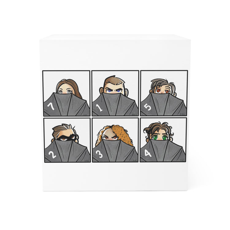 Umbrella Academy Group Note Cube - Fandom-Made