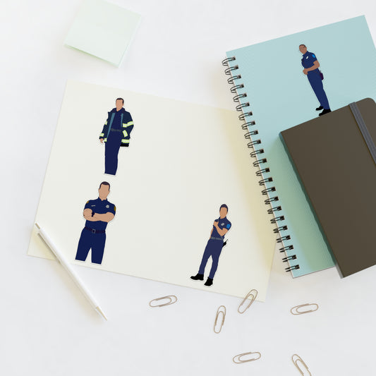 9-1-1 Sticker Sheet - Fandom-Made