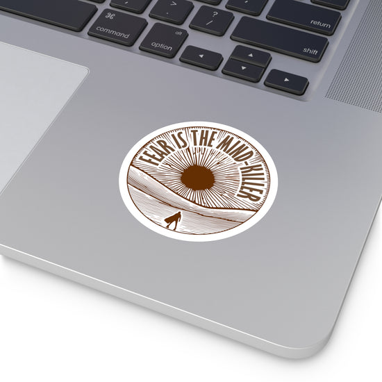 Fear Is The Mind-Killer Round Vinyl Stickers - Fandom-Made
