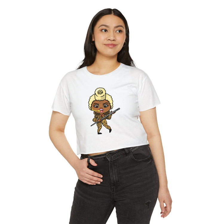Ruby Rhod Crop Top - Fandom-Made