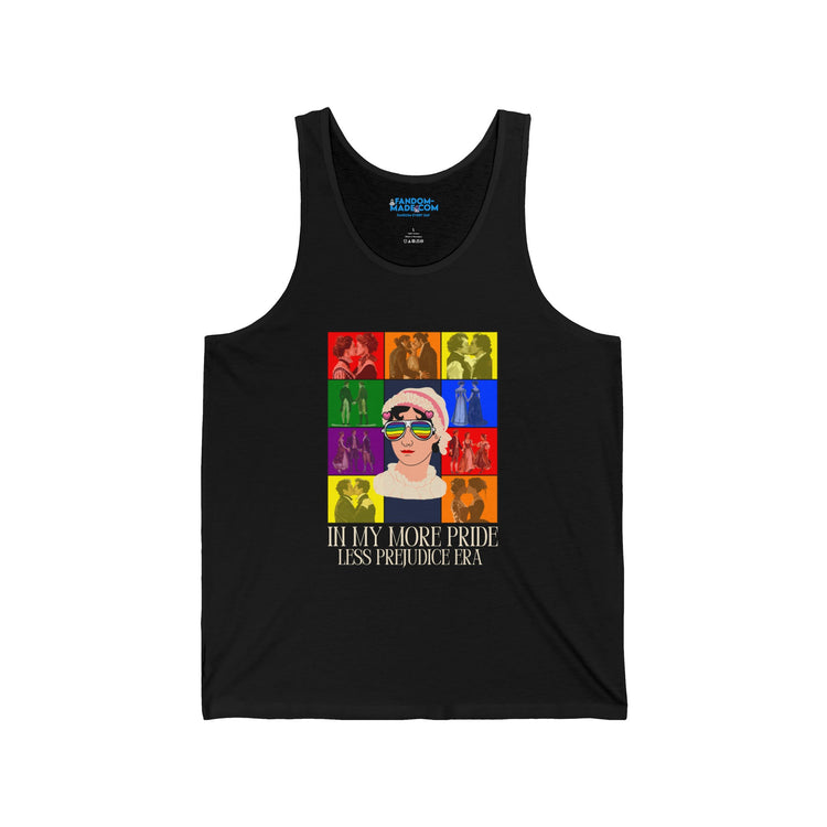 More Pride Less Prejudice Unisex Tank - Fandom-Made